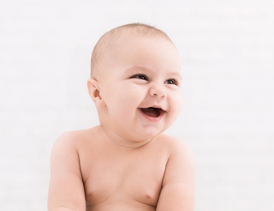 Laughing baby